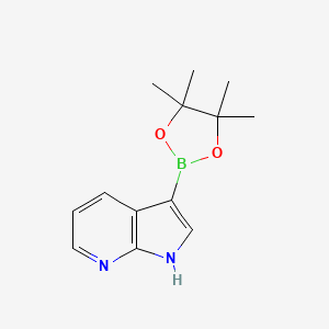 7-Azaindole-3-boronic Acid Pinacol Ester chemical structure (CAS 945256-29-1)