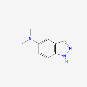 N,N-Dimethyl-1H-indazol-5-amine chemical structure (CAS 945264-96-0)