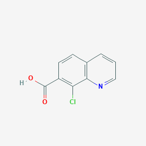 8-Chloroquinoline-7-carboxylic acid chemical structure (CAS 945470-49-5)