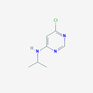 6-Chloro-N-isopropylpyrimidin-4-amine chemical structure (CAS 945896-32-2)