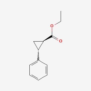 Rel-ethyl (1R,2R)-2-phenylcyclopropane-1-carboxylate chemical structure (CAS 946-39-4)