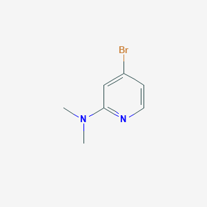 4-Bromo-N,N-dimethylpyridin-2-amine chemical structure (CAS 946000-27-7)