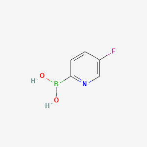 5-Fluoropyridin-2-ylboronic acid chemical structure (CAS 946002-10-4)