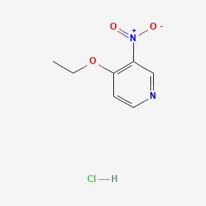 4-Ethoxy-3-nitropyridine hydrochloride chemical structure (CAS 94602-04-7)