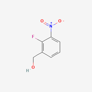 (2-Fluoro-3-nitrophenyl)methanol chemical structure (CAS 946126-95-0)