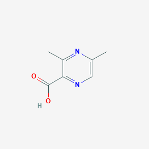 3,5-Dimethylpyrazine-2-carboxylic acid chemical structure (CAS 946493-27-2)