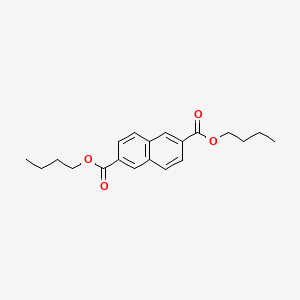 Dibutyl naphthalene-2,6-dicarboxylate chemical structure (CAS 94686-82-5)