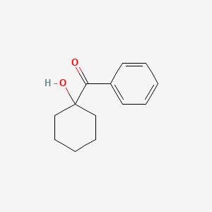 (1-Hydroxycyclohexyl)(phenyl)methanone chemical structure (CAS 947-19-3)