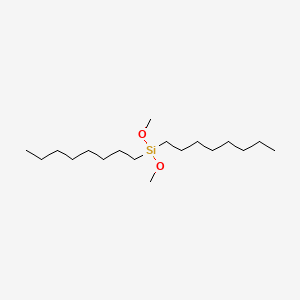 Dimethoxydioctylsilane chemical structure (CAS 947155-81-9)