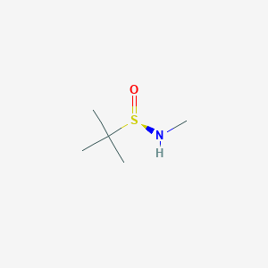 (R)-N,2-Dimethylpropane-2-sulfinamide chemical structure (CAS 947157-32-6)
