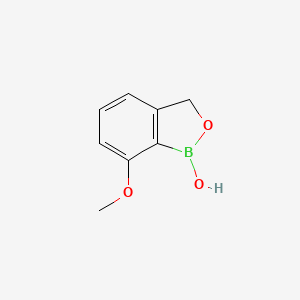 7-Methoxybenzo[c][1,2]oxaborol-1(3H)-ol chemical structure (CAS 947163-27-1)