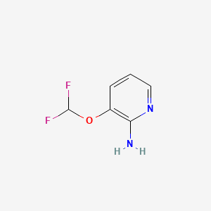3-(Difluoromethoxy)pyridin-2-amine chemical structure (CAS 947249-14-1)