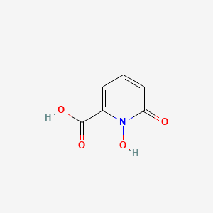 1-Hydroxy-6-oxo-1,6-dihydropyridine-2-carboxylic acid chemical structure (CAS 94781-89-2)