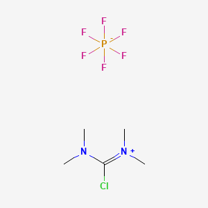 N-(Chloro(dimethylamino)methylene)-N-methylmethanaminium hexafluorophosphate(V) chemical structure (CAS 94790-35-9)