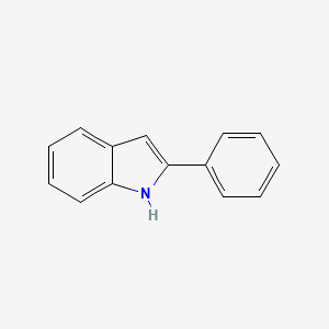 2-Phenyl-1H-indole chemical structure (CAS 948-65-2)