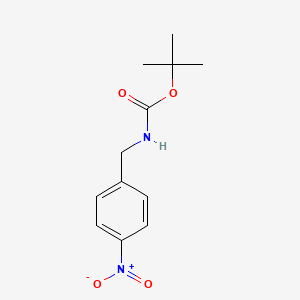 tert-Butyl 4-nitrobenzylcarbamate chemical structure (CAS 94838-58-1)