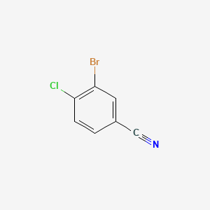 3-Bromo-4-chlorobenzonitrile chemical structure (CAS 948549-53-9)