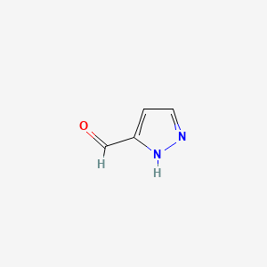 1H-Pyrazole-5-carbaldehyde chemical structure (CAS 948552-36-1)