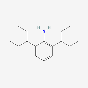 2,6-Di(pentan-3-yl)aniline chemical structure (CAS 948587-90-4)