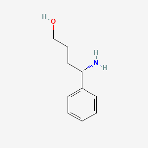 (S)-4-Amino-4-phenylbutan-1-ol chemical structure (CAS 949096-34-8)