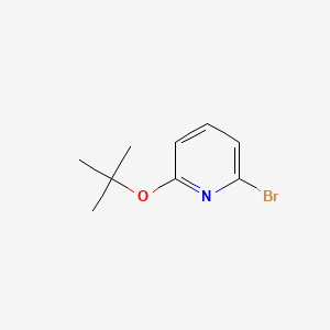 2-Bromo-6-(tert-butoxy)pyridine chemical structure (CAS 949160-14-9)