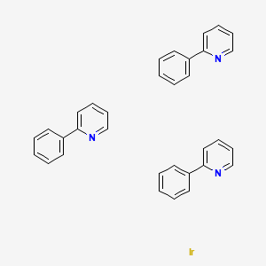 fac-Tris(2-phenylpyridine)iridium chemical structure (CAS 94928-86-6)