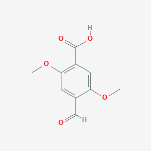 4-Formyl-2,5-dimethoxybenzoic acid chemical structure (CAS 94930-47-9)