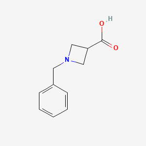 1-Benzylazetidine-3-carboxylic acid chemical structure (CAS 94985-27-0)