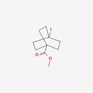 Methyl 4-iodobicyclo[2.2.2]octane-1-carboxylate chemical structure (CAS 94994-00-0)