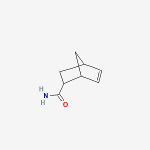 Bicyclo[2.2.1]hept-5-ene-2-carboxamide chemical structure (CAS 95-17-0)