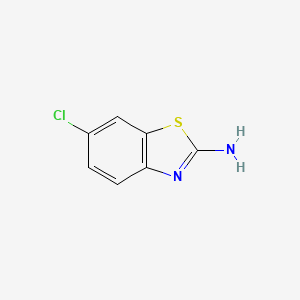 6-Chlorobenzothiazol-2-ylamine chemical structure (CAS 95-24-9)