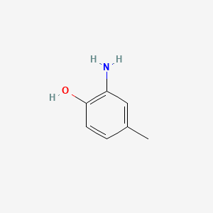2-Amino-4-methylphenol chemical structure (CAS 95-84-1)