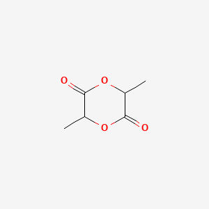 3,6-Dimethyl-1,4-dioxane-2,5-dione chemical structure (CAS 95-96-5)