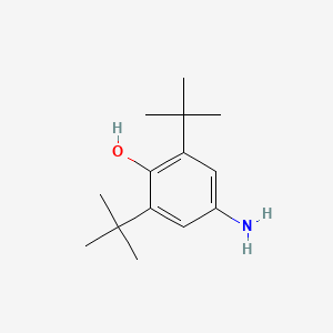 4-Amino-2,6-di-tert-butylphenol chemical structure (CAS 950-58-3)