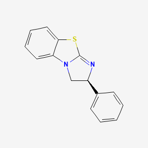 (S)-2-Phenyl-2,3-dihydrobenzo[d]imidazo[2,1-b]thiazole chemical structure (CAS 950194-37-3)