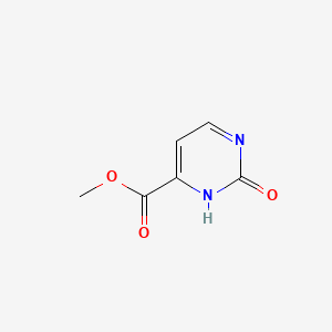 Methyl 2-oxo-1,2-dihydropyrimidine-4-carboxylate chemical structure (CAS 950514-14-4)