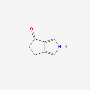 5,6-Dihydrocyclopenta[c]pyrrol-4(2H)-one chemical structure (CAS 95065-06-8)