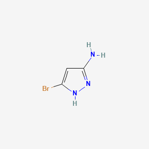 5-Bromo-1H-pyrazol-3-amine chemical structure (CAS 950739-21-6)