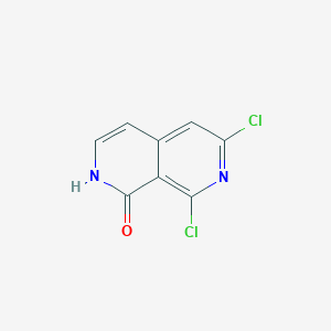 6,8-Dichloro-2,7-naphthyridin-1(2H)-one chemical structure (CAS 950746-21-1)