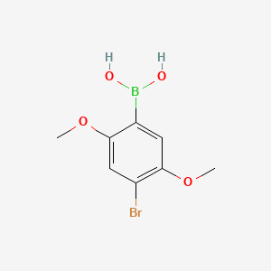 (4-Bromo-2,5-dimethoxyphenyl)boronic acid chemical structure (CAS 950846-26-1)