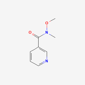 N-methoxy-N-methylnicotinamide chemical structure (CAS 95091-91-1)