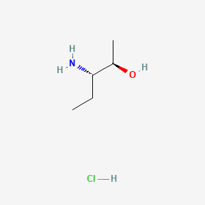 (2R,3S)-3-Aminopentan-2-ol hydrochloride chemical structure (CAS 951000-34-3)