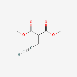 Dimethyl propargylmalonate chemical structure (CAS 95124-07-5)