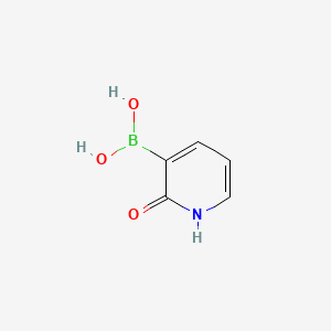 (2-Oxo-1,2-dihydropyridin-3-yl)boronic acid chemical structure (CAS 951655-49-5)