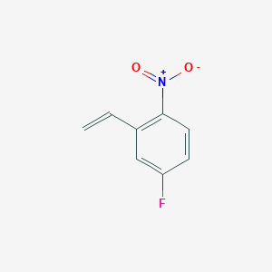 4-Fluoro-1-nitro-2-vinylbenzene chemical structure (CAS 951667-82-6)
