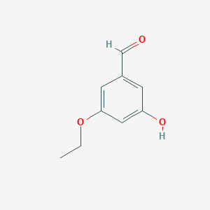 3-Ethoxy-5-hydroxybenzaldehyde chemical structure (CAS 951800-15-0)