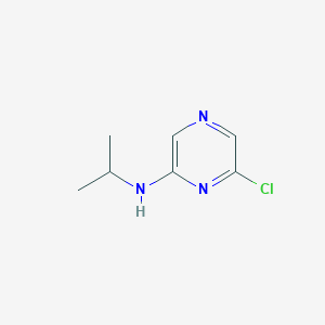 6-Chloro-N-isopropylpyrazin-2-amine chemical structure (CAS 951884-00-7)