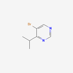5-Bromo-4-isopropylpyrimidine chemical structure (CAS 951884-28-9)