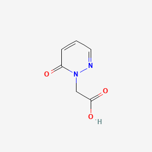 2-(6-Oxopyridazin-1(6H)-yl)acetic acid chemical structure (CAS 95209-84-0)
