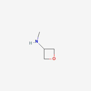 N-Methyloxetan-3-amine chemical structure (CAS 952182-03-5)